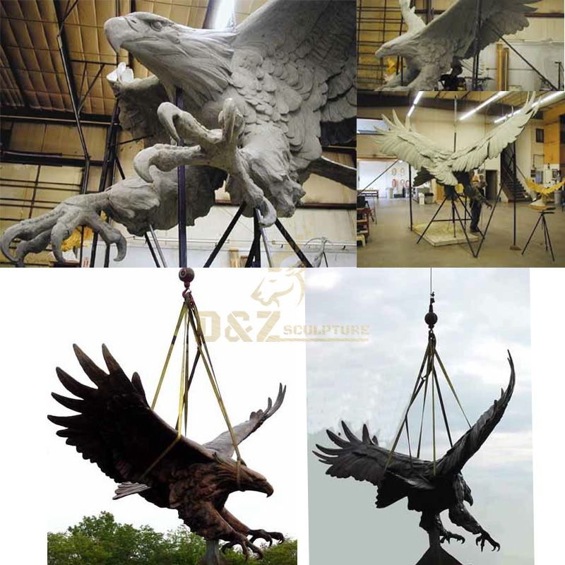 bronze giant eagle statue for sale