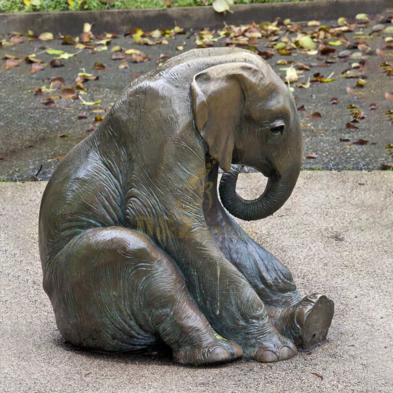 outdoor elephant statues