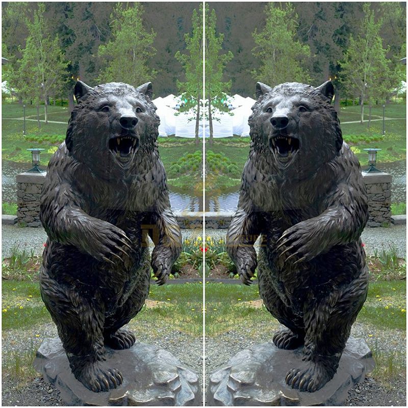 Modern Arts and Designs Bronze Bear  for Garden Decoration