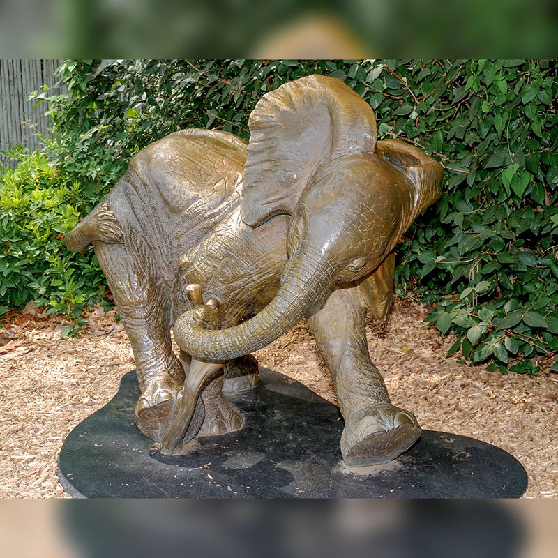 brass elephant statues