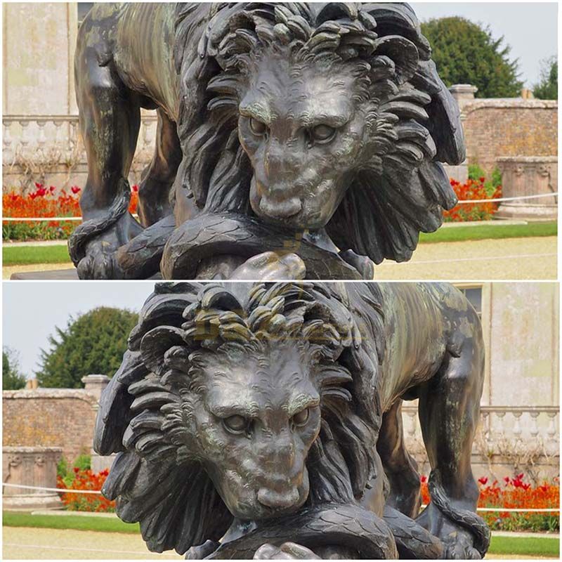 Bronze outdoor lion statue Decorative Sculpture