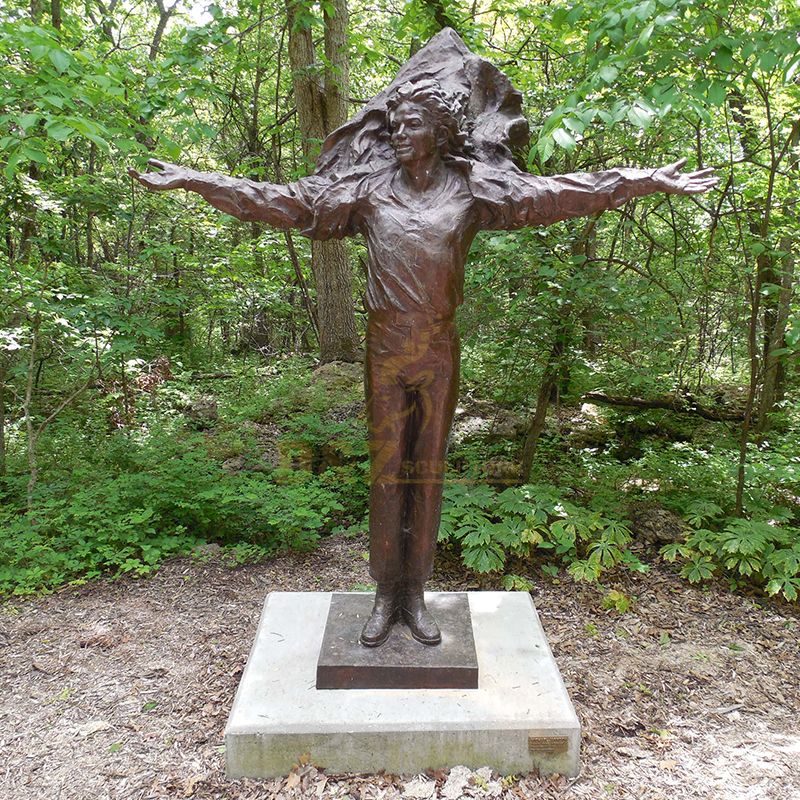 Outdoor life size  michael jackson statue