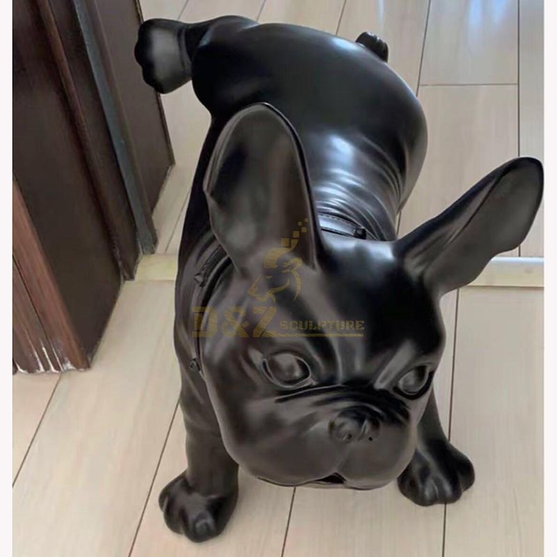 French bulldog statue for garden