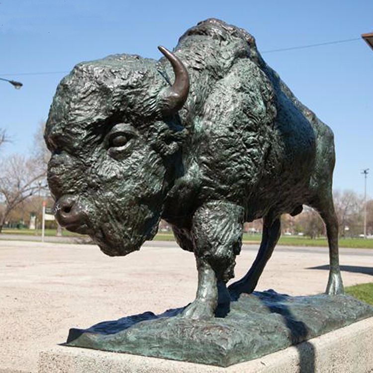 fargo bison statue