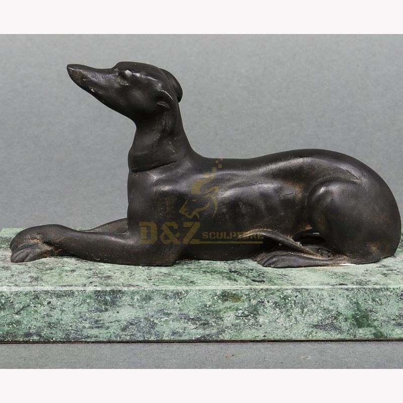 bronze greyhound statue