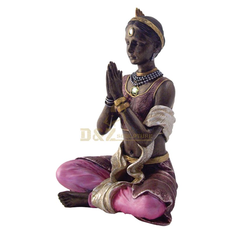 Modern garden yoga poses statues for sale