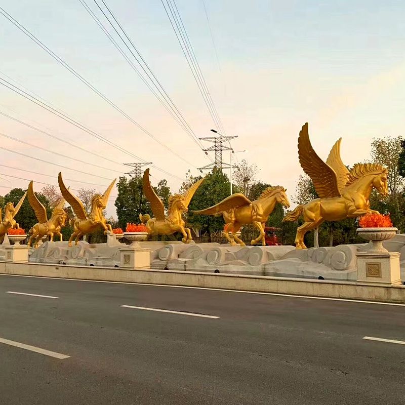 Large pegasus garden statue for sale