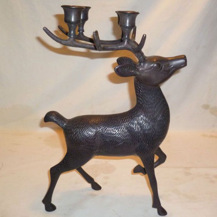deer candle holder