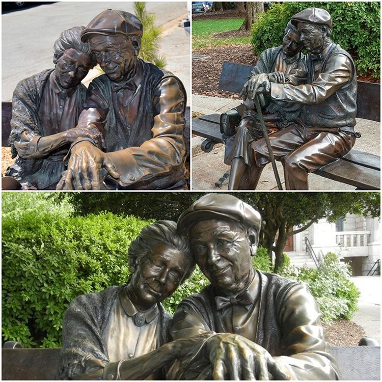 The famous bronze sculpture-The Valentine by George Lundeen Sculpture