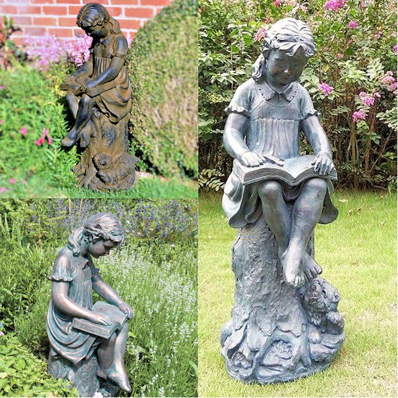 girl garden statue