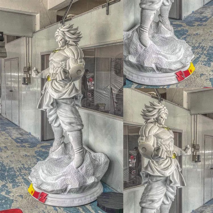 Dragon ball z life size super broly statue for sale