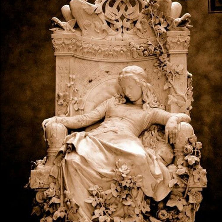 sleeping beauty statue