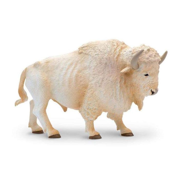 small white buffalo statue for sale