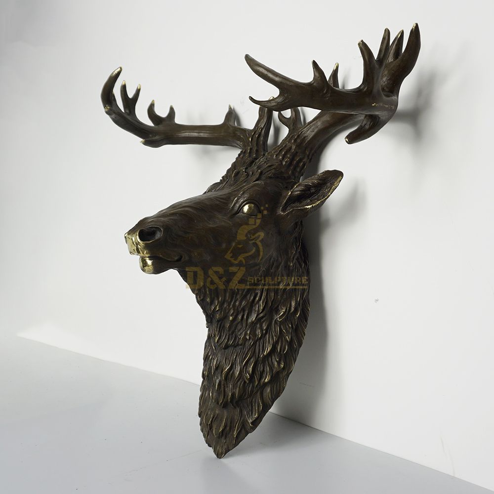 deer head statue home decor