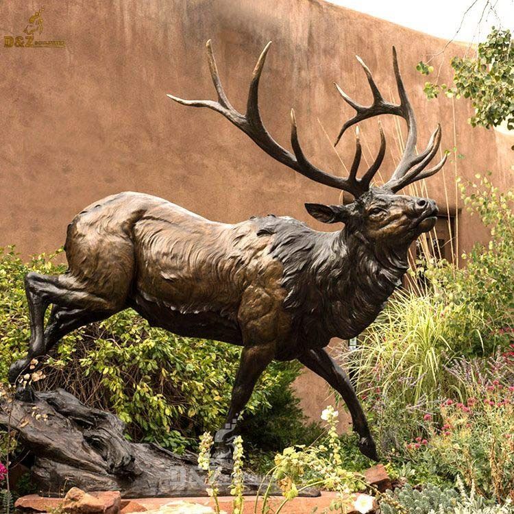 life size deer garden statue