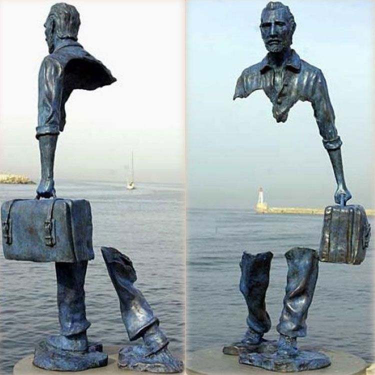 The traveler sculpture