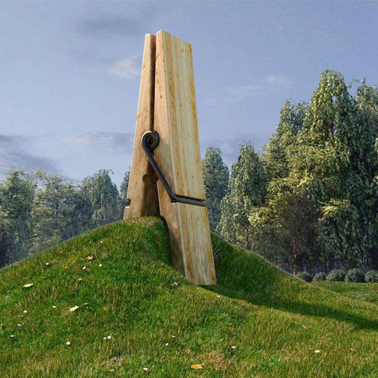 clothespin sculpture belgium