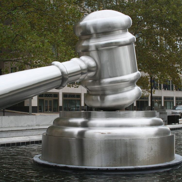 big gavel sculpture