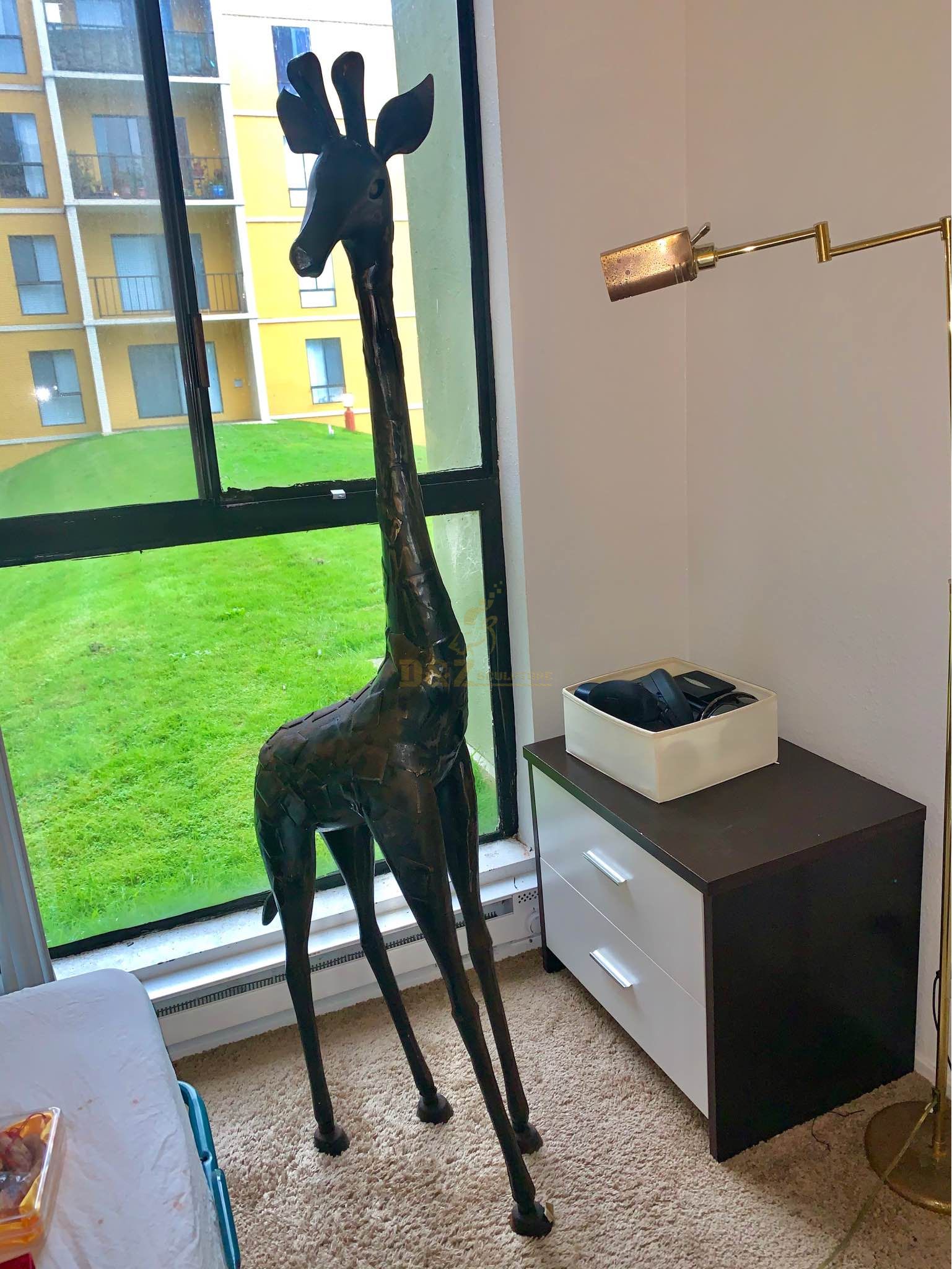 life size giraffe statue for sale