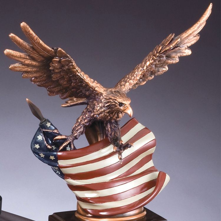 American eagle statues