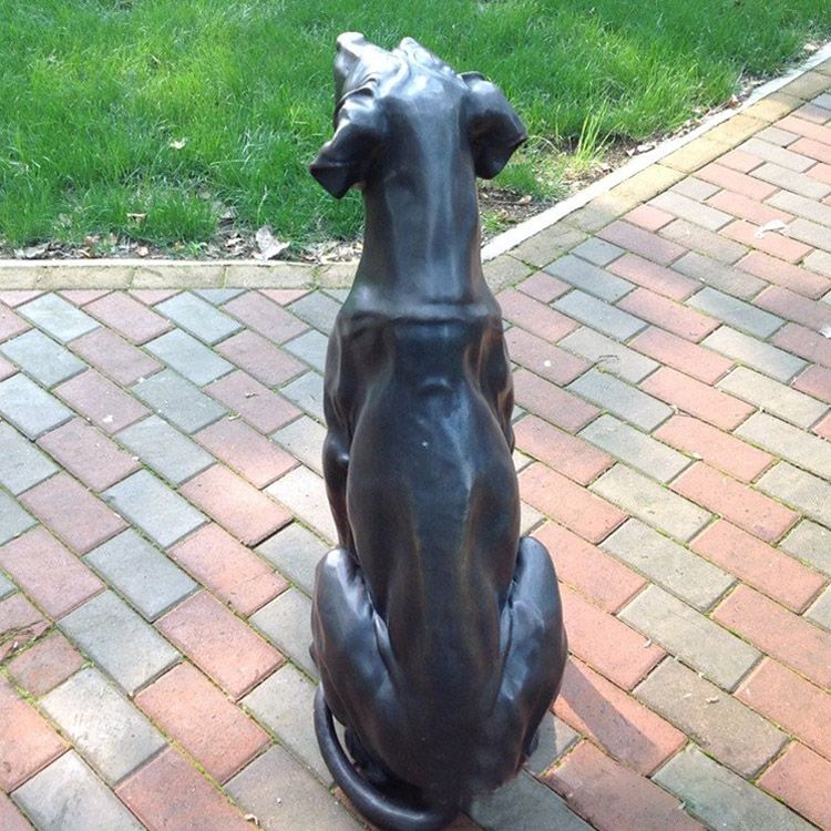 large outdoor dog statues