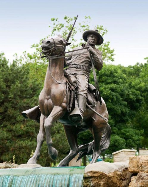 buffalo soldier statue for sale