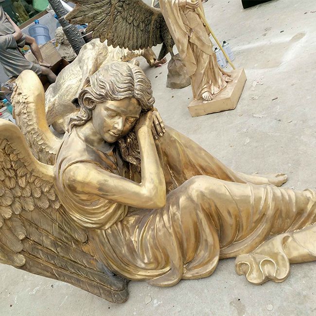 large sleeping angel statues for sale