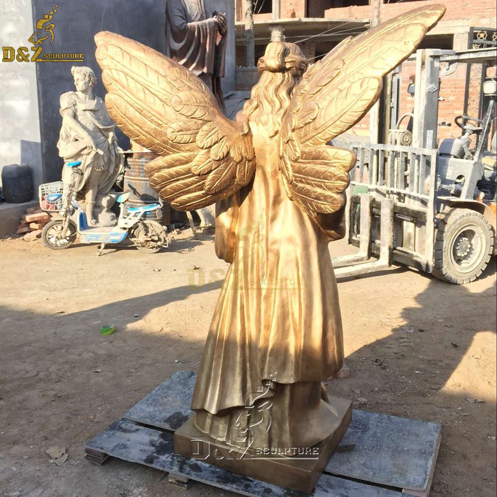 female guardian angel statue