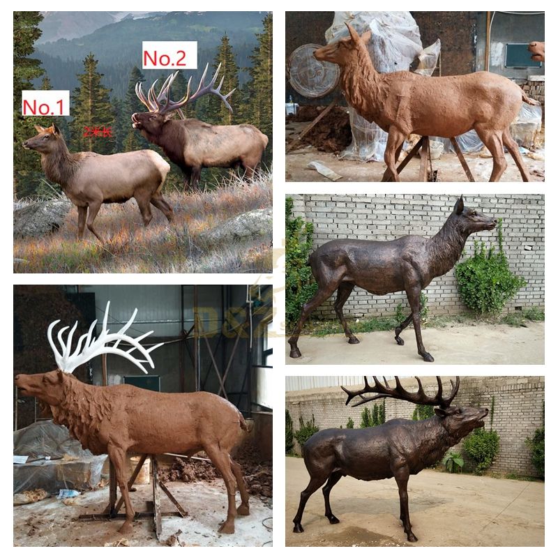 life size elk statue for sale