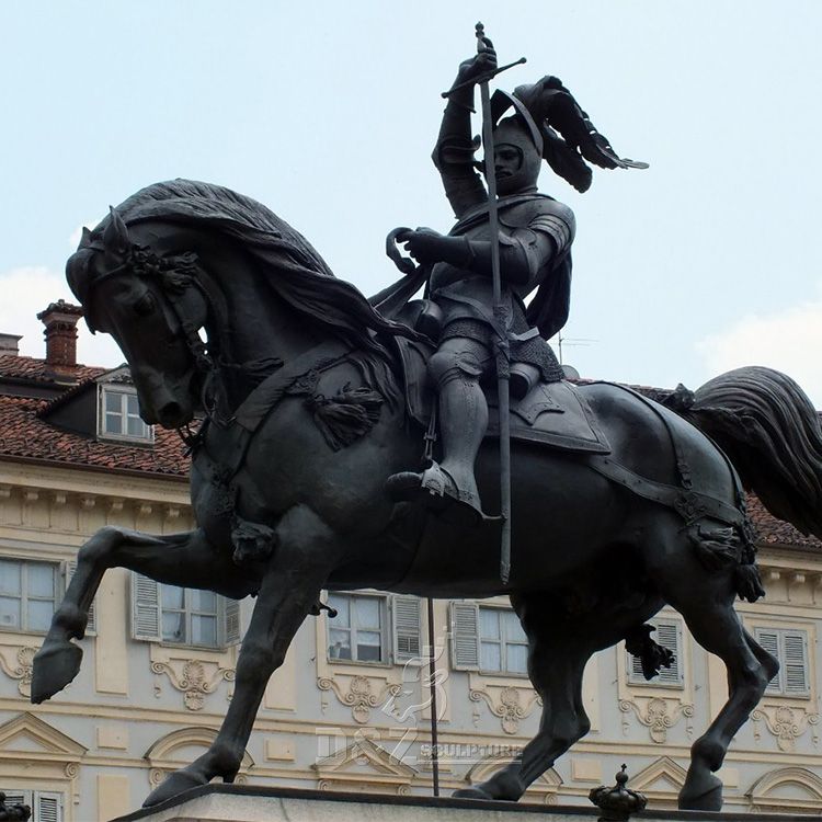 knight on horse statue