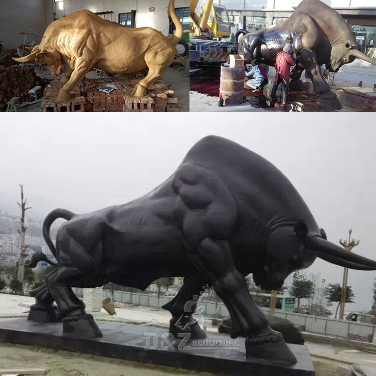 bronze bull statue for sale