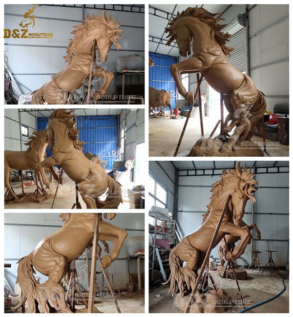 rearing horse statue for sale