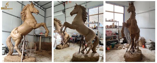 large standing horse statue for sale