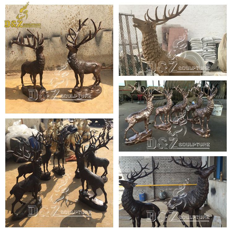 life size elk sculptures for sale