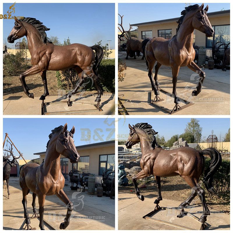 outdoor horse garden statue for sale