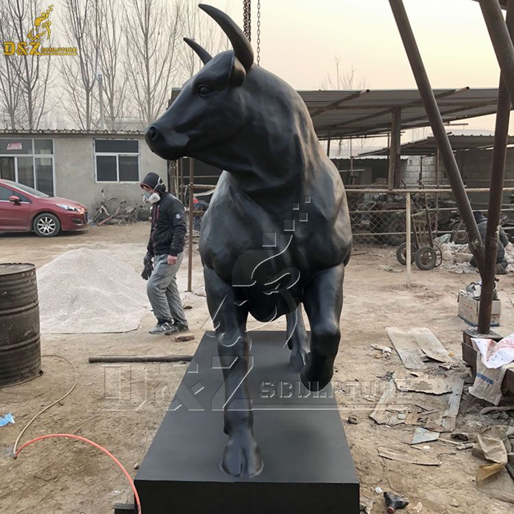 bronze bull statue