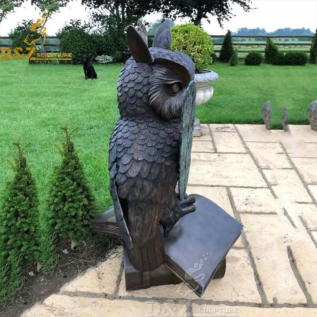 large garden owl statue