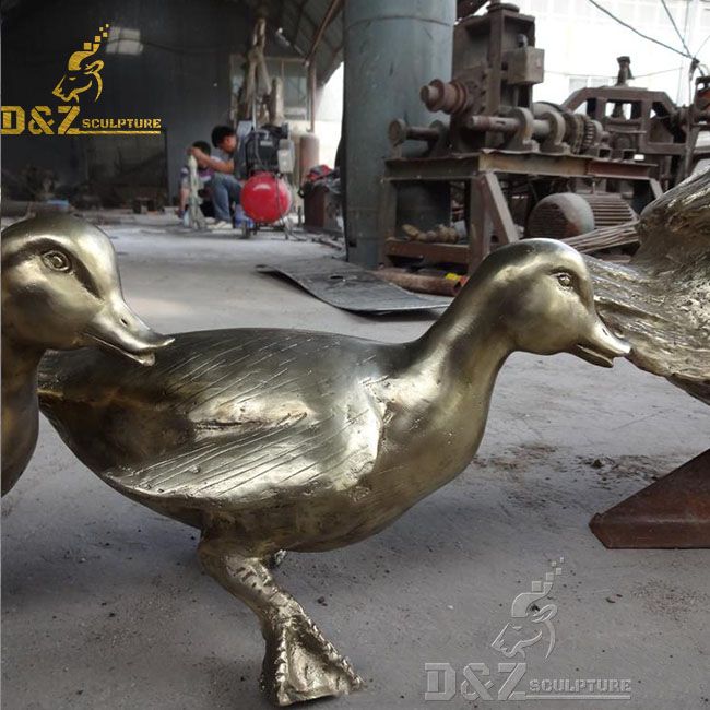 duck baby statue