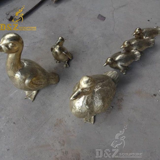 outdoor duck statues