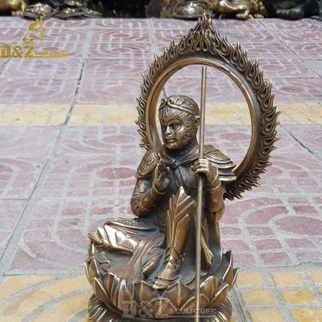 Chinese monkey king sun wukong statue