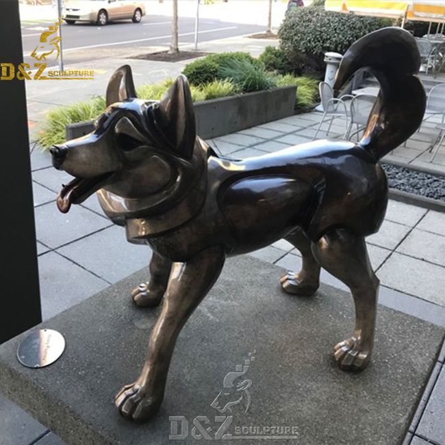 husky statue for sale