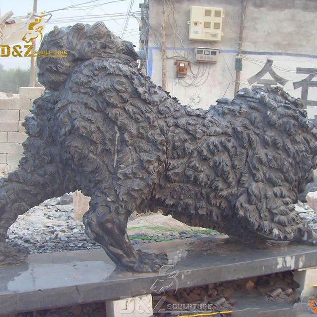 outdoor tibetan mastiff dog statue