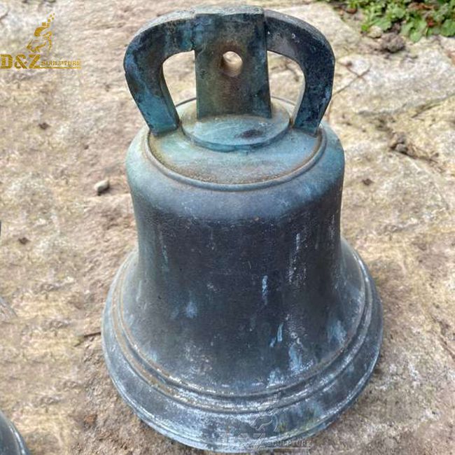 VINTAGE: 4 Cast Iron Bells Decorative Bell Rustic Bell Craft Bells