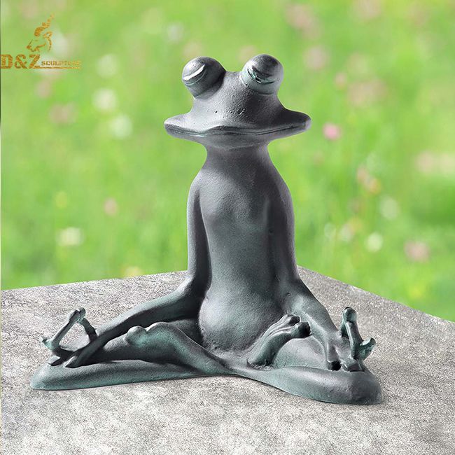 Zen Frog Statue