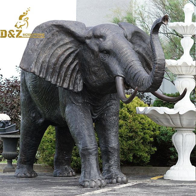 large bronze elephant statues