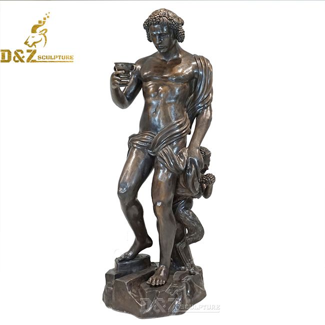 bacchus garden statue