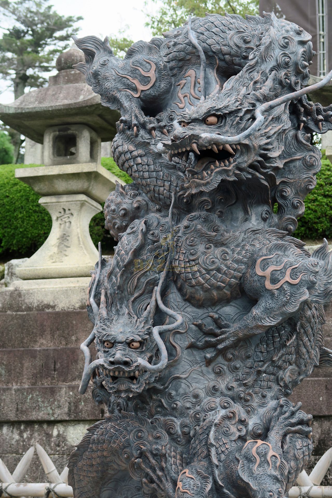 japanese dragon ornaments
