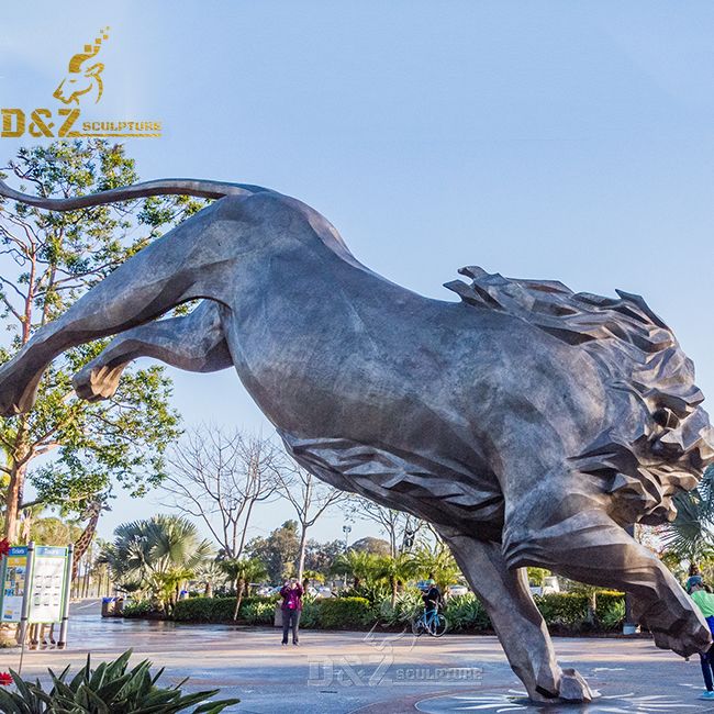 big lion statue