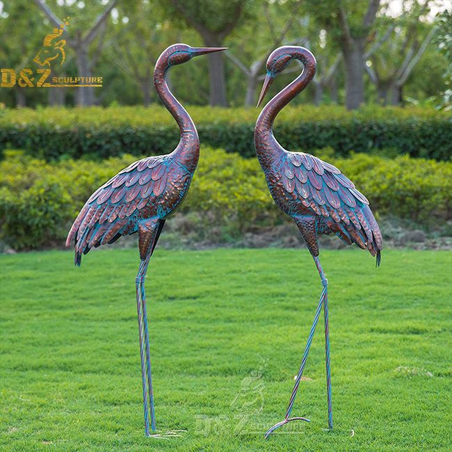 blue heron lawn statues for sale