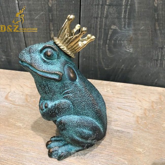 frog prince garden statue